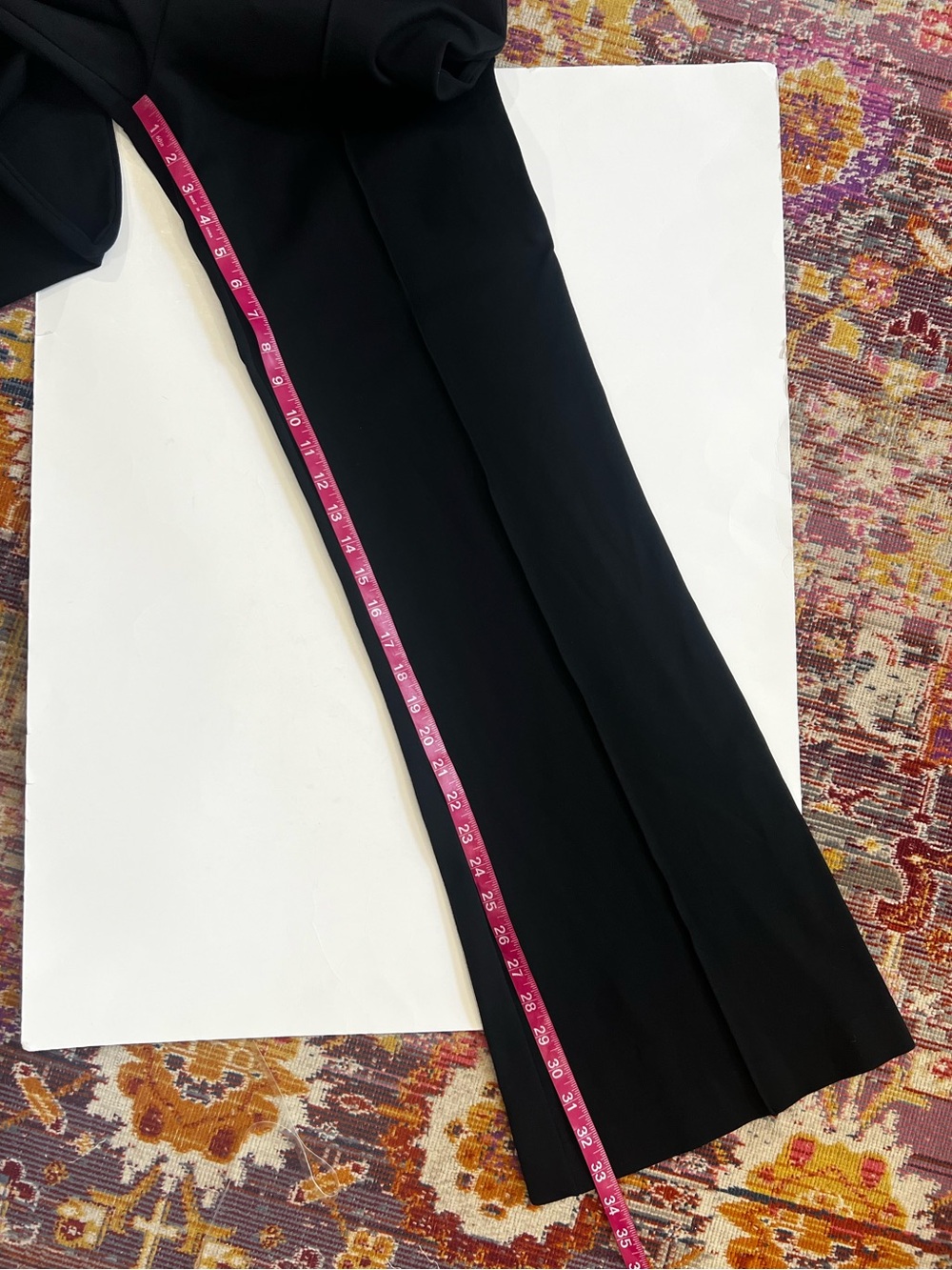 SPANX Black Front Seam High-Rise Flare Pant - Picture 12 of 12